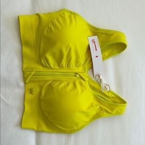 SHEFIT Neon Yellow Lounge Bra